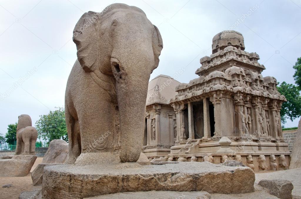rathas complex  in Mamallapuram