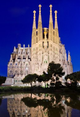 Barselona 'daki Sagrada Familia Kilisesi