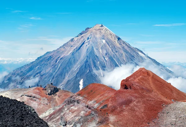 Vulcão Koryaksky na península de Kamchatka — Fotografia de Stock