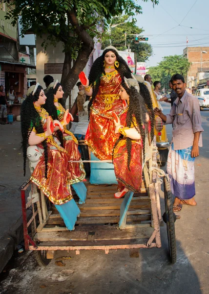 Hindský festival v Kalkatě — Stock fotografie