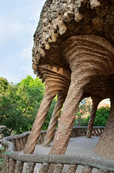 Parque Güell en Barcelona — Foto de Stock