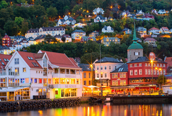 Historical buildings in Bergen