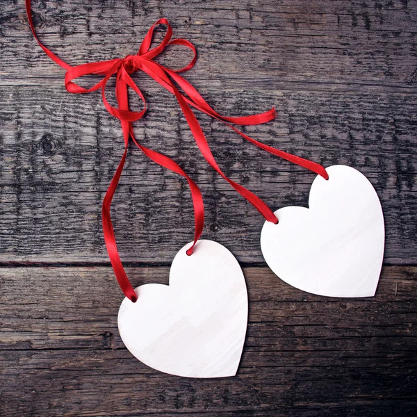 Heart shaped postcards — Stock Photo, Image