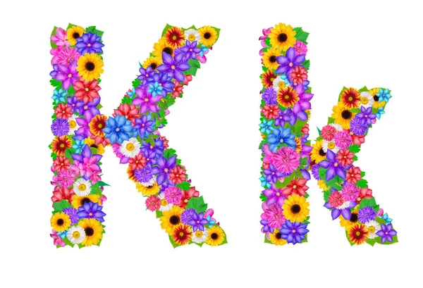 K Letter English alphabet — Stock Photo, Image