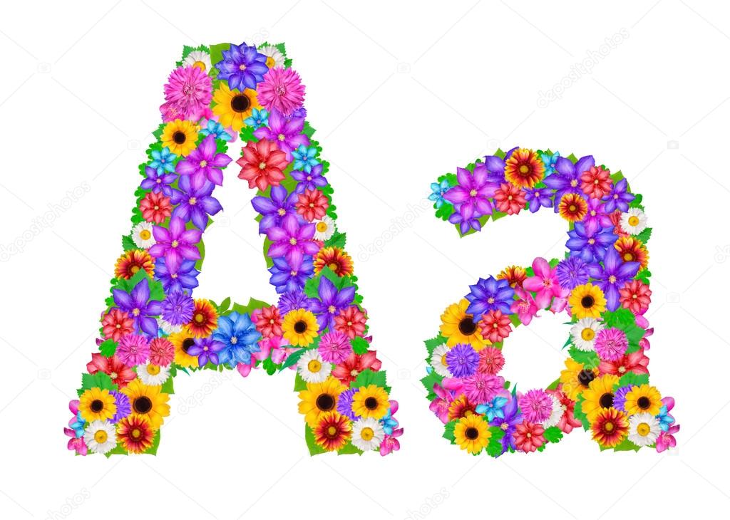 A Letter English alphabet