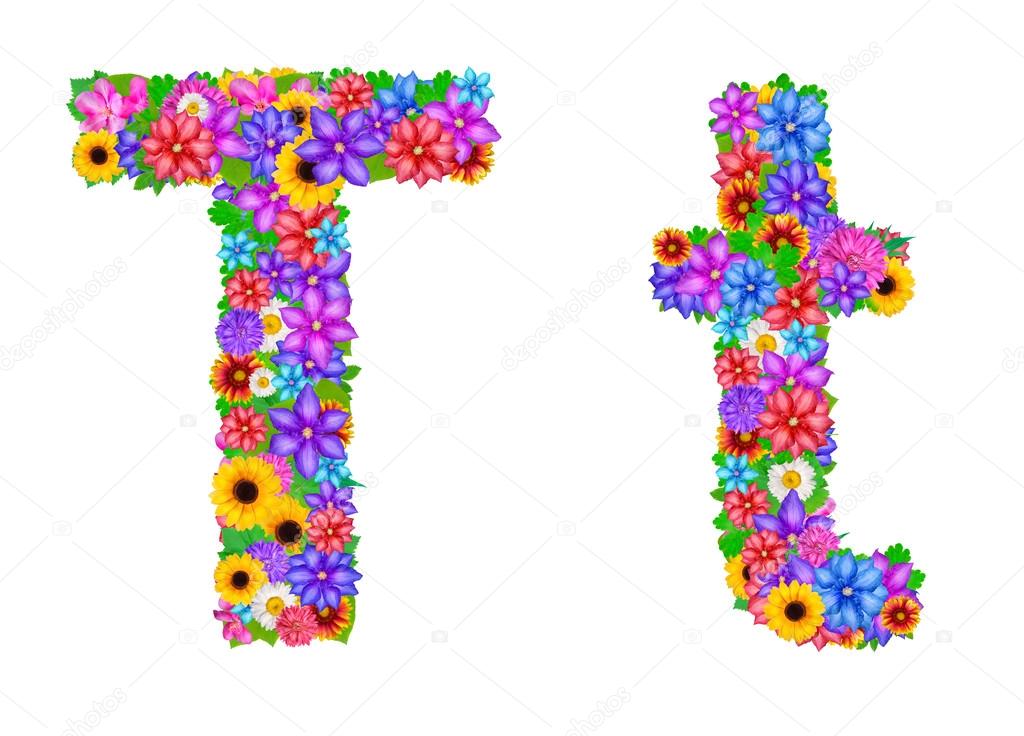 T Letter English alphabet