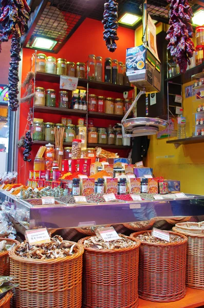 Famoso mercado La Boqueria — Fotografia de Stock