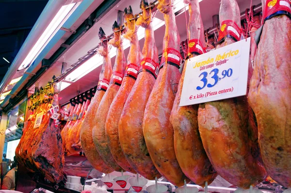 Slavný trh La Boqueria — Stock fotografie