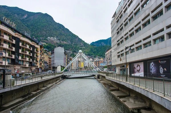Gran Valira river Bridge — Stock Photo, Image