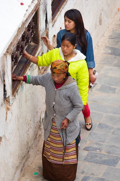 Popolo tibetano e nepalese — Foto Stock