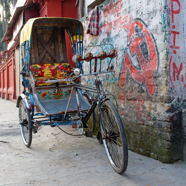 Παραδοσιακή ινδική rickshaw — Φωτογραφία Αρχείου