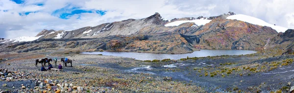 Pastoruri lodowiec w Cordillera Blanca — Zdjęcie stockowe