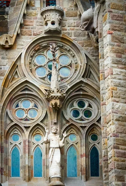 Detalj av kyrka sagrada Familia — Stockfoto