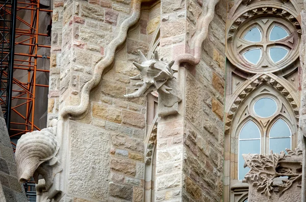 Dettaglio della chiesa Sagrada Familia — Foto Stock
