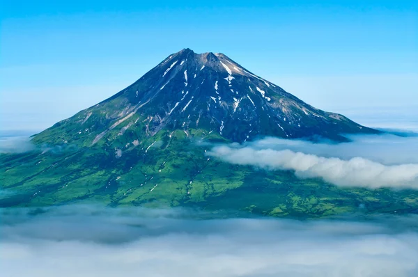 Vista incrível do vulcão Fuss Peak — Fotografia de Stock