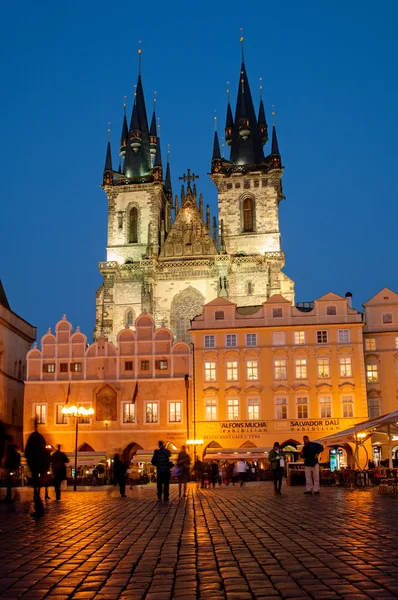 Церковь Пресвятой Богородицы перед Тыном в Праге — стоковое фото