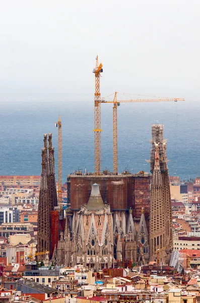 Die Kirche Sagrada Familia in Barcelona — Stockfoto