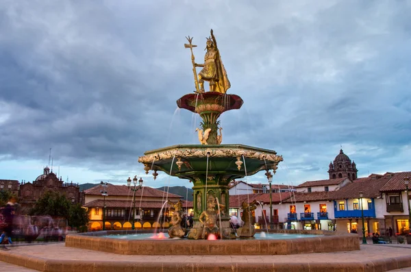 Ancient inca fountain — Stock Photo, Image