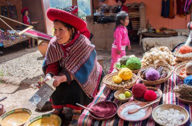 Chinchero Perulu kadında