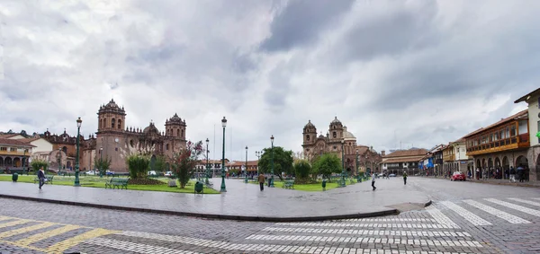 Plaza de Armas en Cusco, Perú — Foto de Stock