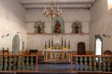 Lompoc, California - 3 Haziran 2025: Mission La Purisima Concepcion, Lompoc, Kaliforniya, ABD 'de bulunan bir İspanyol misyoneridir.