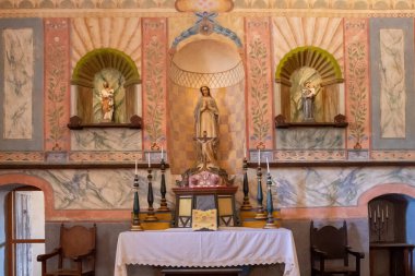 Lompoc, California - 3 Haziran 2025: Mission La Purisima Concepcion, Lompoc, Kaliforniya, ABD 'de bulunan bir İspanyol misyoneridir.