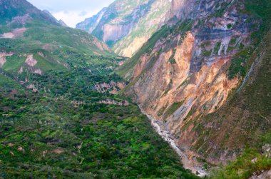 Kanyon Colca görünümünü gün