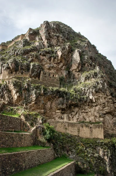 Ollantaytambo - gamla Inka fästning — Stockfoto