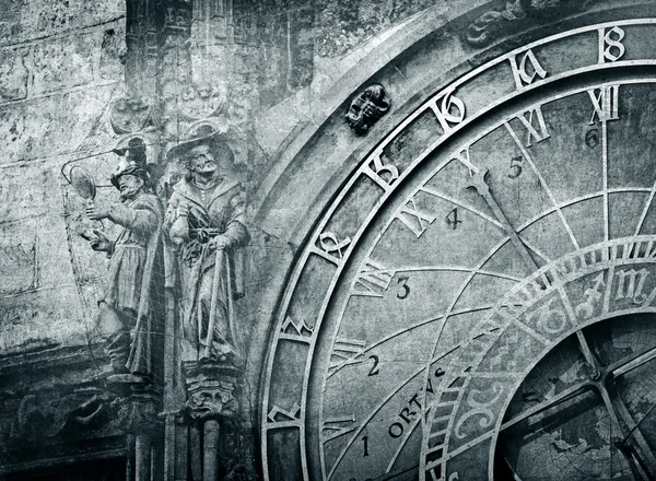 Detal Praski zegar astronomiczny — Zdjęcie stockowe