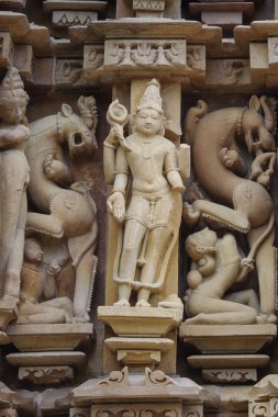 Hindu tapınağı erotik kısma taş oyma