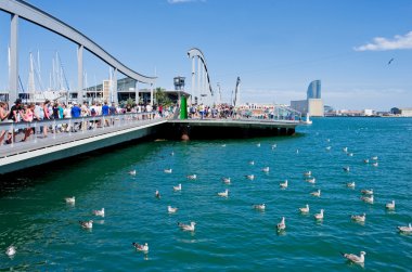 Marina port vell ve rambla del mar