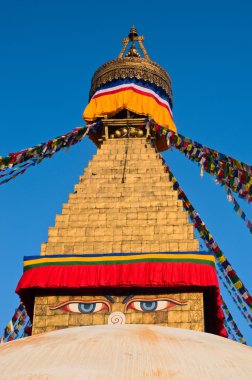 Katmandu'da boudhanath stupa