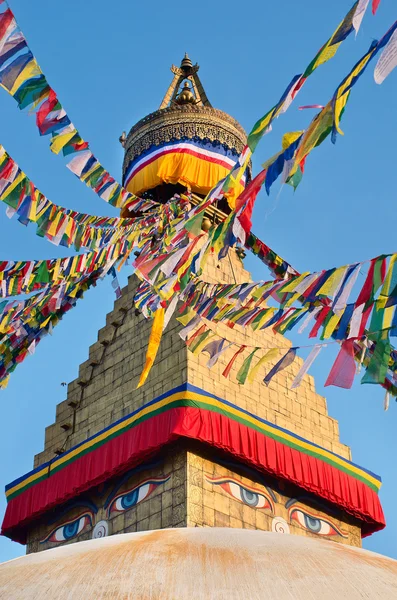 Boudhanath stupa v Káthmándú — Stock fotografie