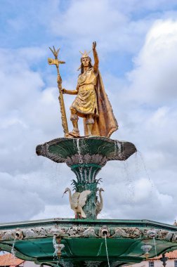 Plaza de Armas Inca çeşme