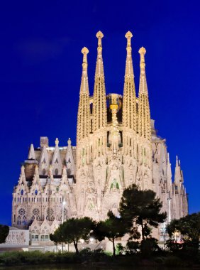 Sagrada Familia Barselona, İspanya.