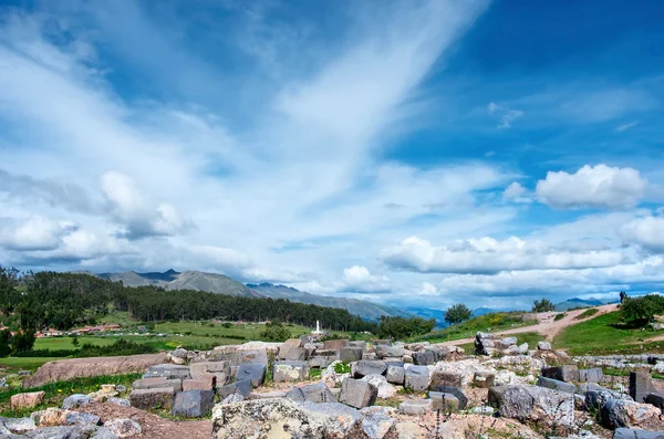 Sacsayhuaman, Inca Harabeleri — Stok fotoğraf