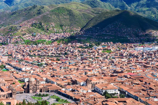 Paisaje urbano de Cusco en Perú — Foto de Stock