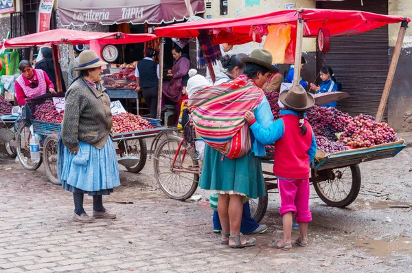 Markt in Cuzco, Peru — Stockfoto