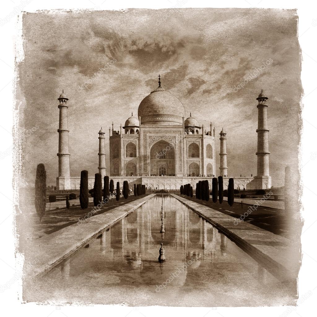 Taj Mahal in Agra,  India 