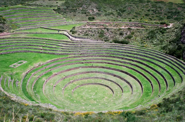 Agricultural terraces in Moray — Stock Photo, Image
