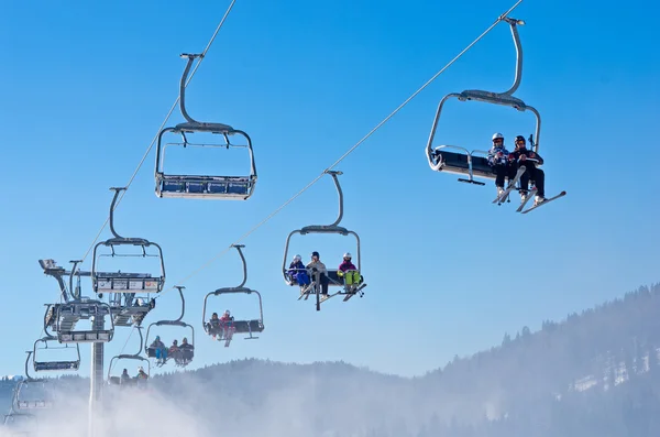Ski resort in Bukovel, Ukraine — Stock Photo, Image