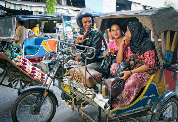 Auto Rickshaw Táxi — Fotografia de Stock