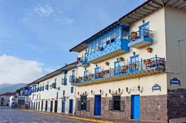 Calles del Cuzco en Perú — Foto de Stock