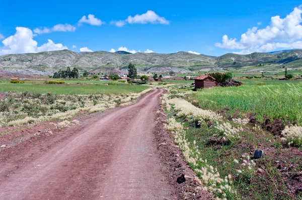 在火山马拉瓜坑路 — 图库照片