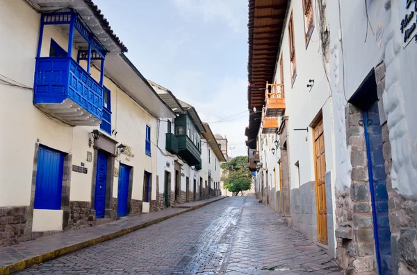 Calles del Cuzco en Perú — Foto de Stock