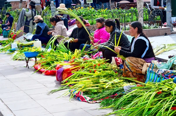 Palmsöndagen i Sucre, Bolivia — Stockfoto