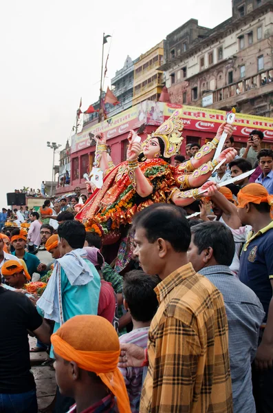 Worship of the Hindu goddess — Stock Photo, Image