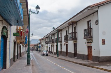 Peru'da Cuzco sokaklarında