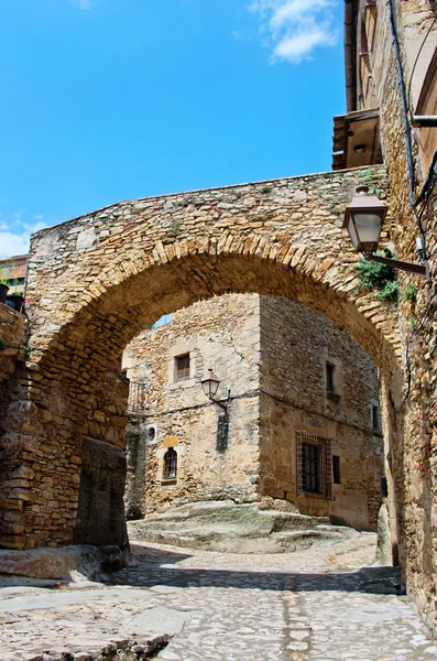 Città medievale di Peratallada — Foto Stock