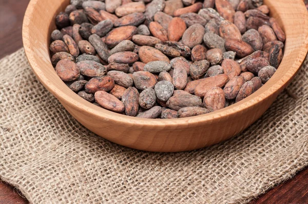 Los granos de cacao — Foto de Stock